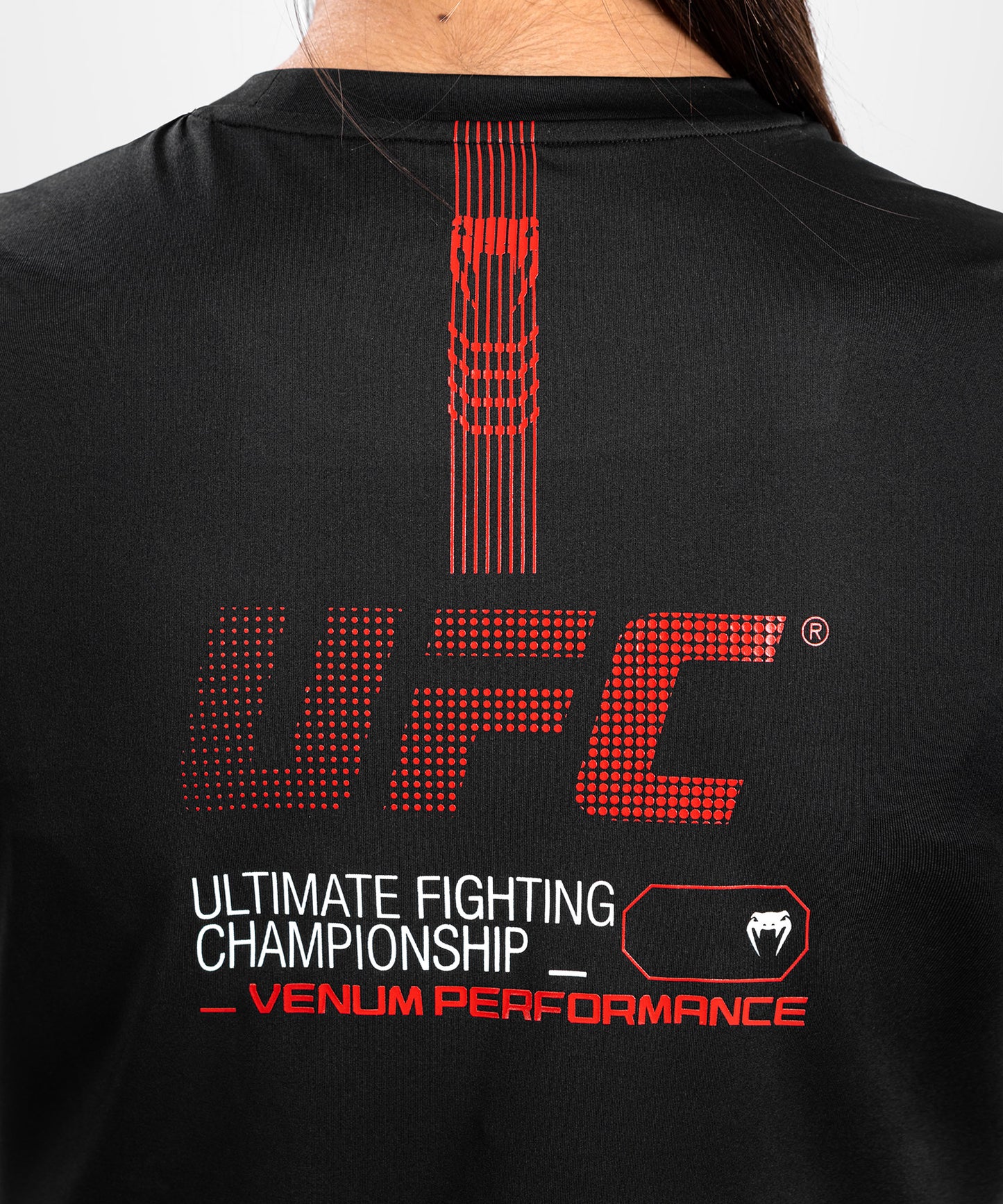 UFC Adrenaline von Venum Fight Week Dry-Tech-T-Shirt für Frauen - Schwarz