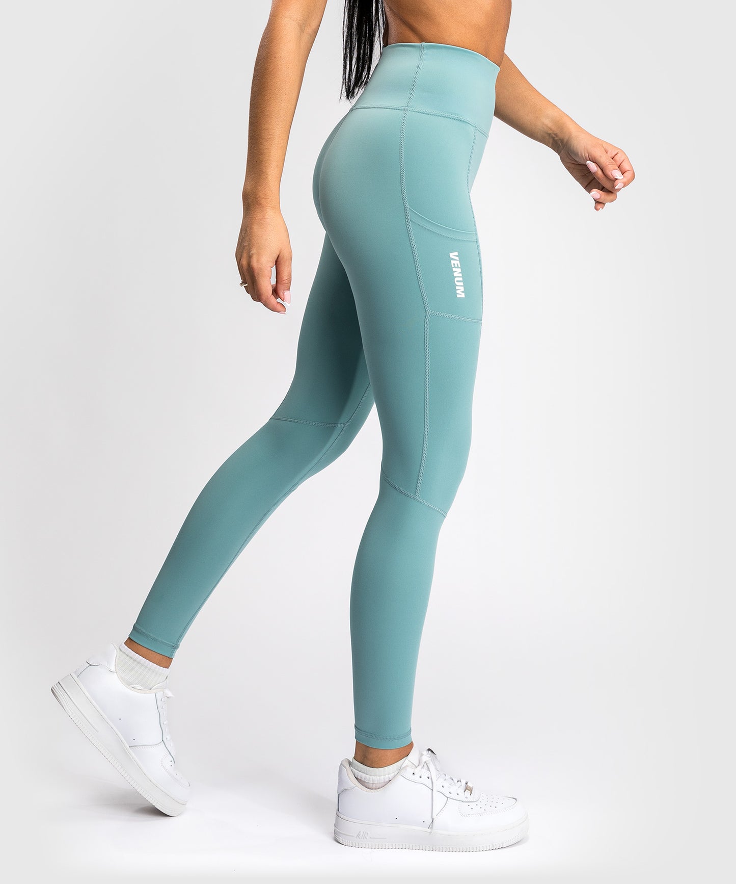 Venum Essential Damen Performance Leggings - Aqua Grün