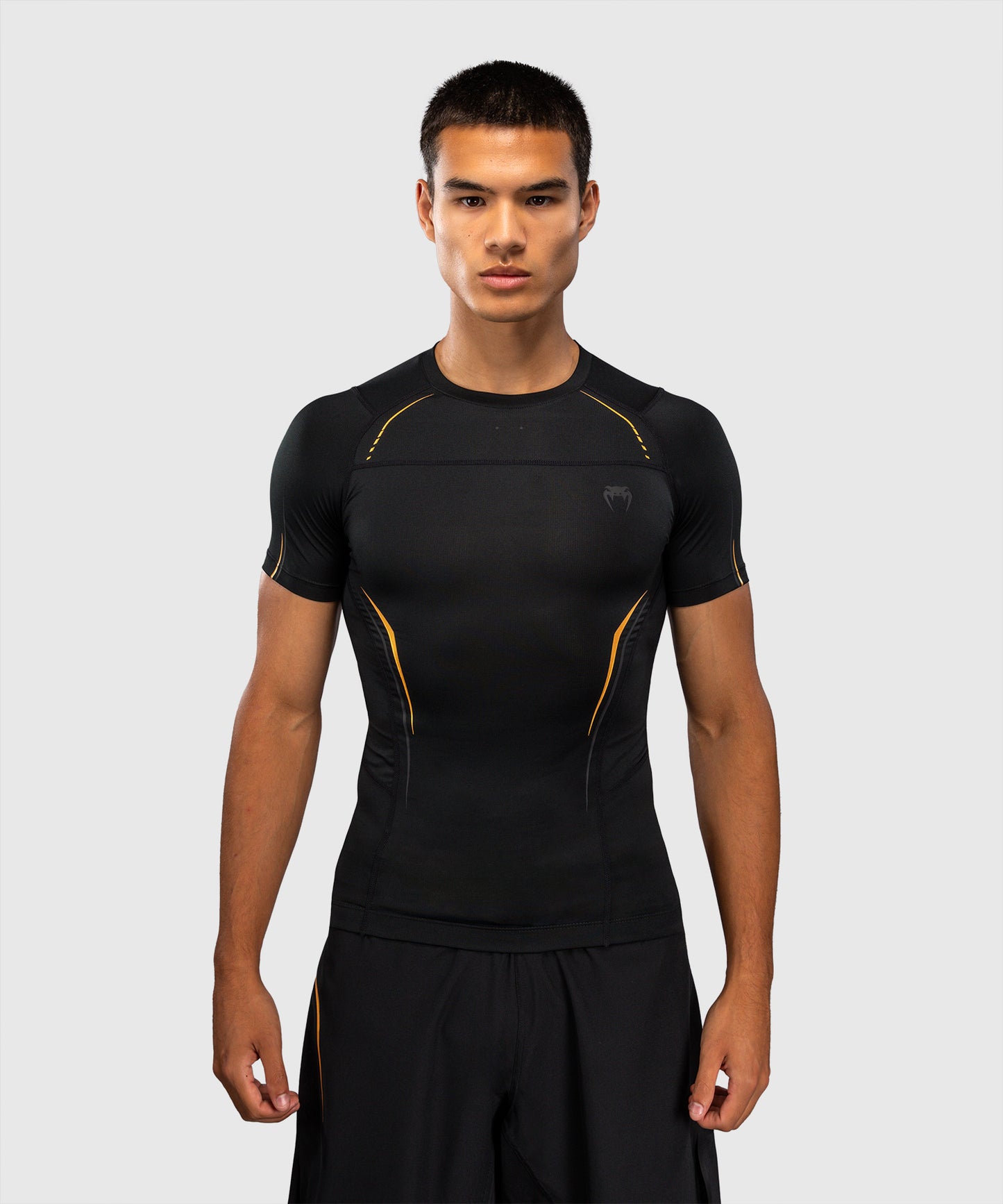 Venum G-Core Short Sleeve Rashguard - Black/Gold