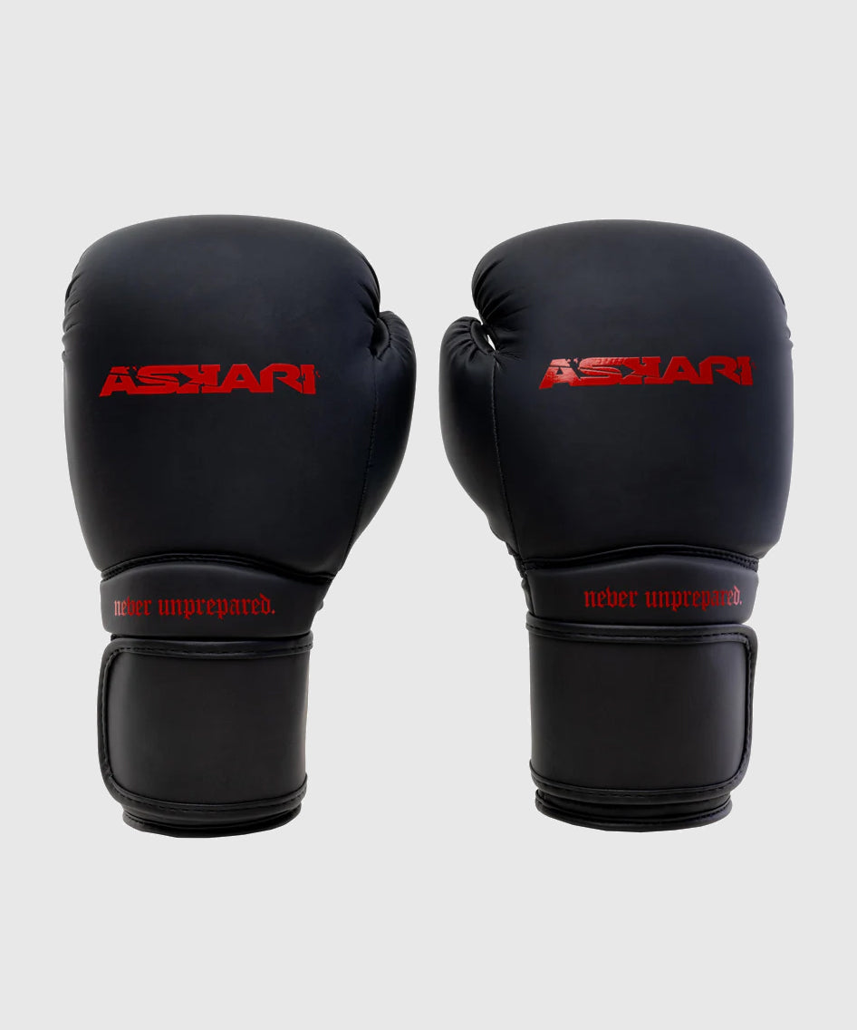 Askari Nova Boxhandschuhe - Schwarz/Rot