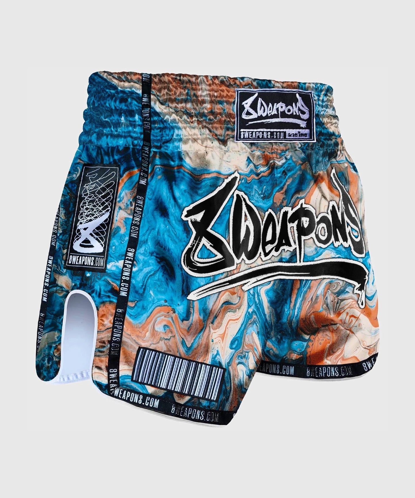 8 Weapons Vivo Vertigo Muay Thai Shorts - Blau
