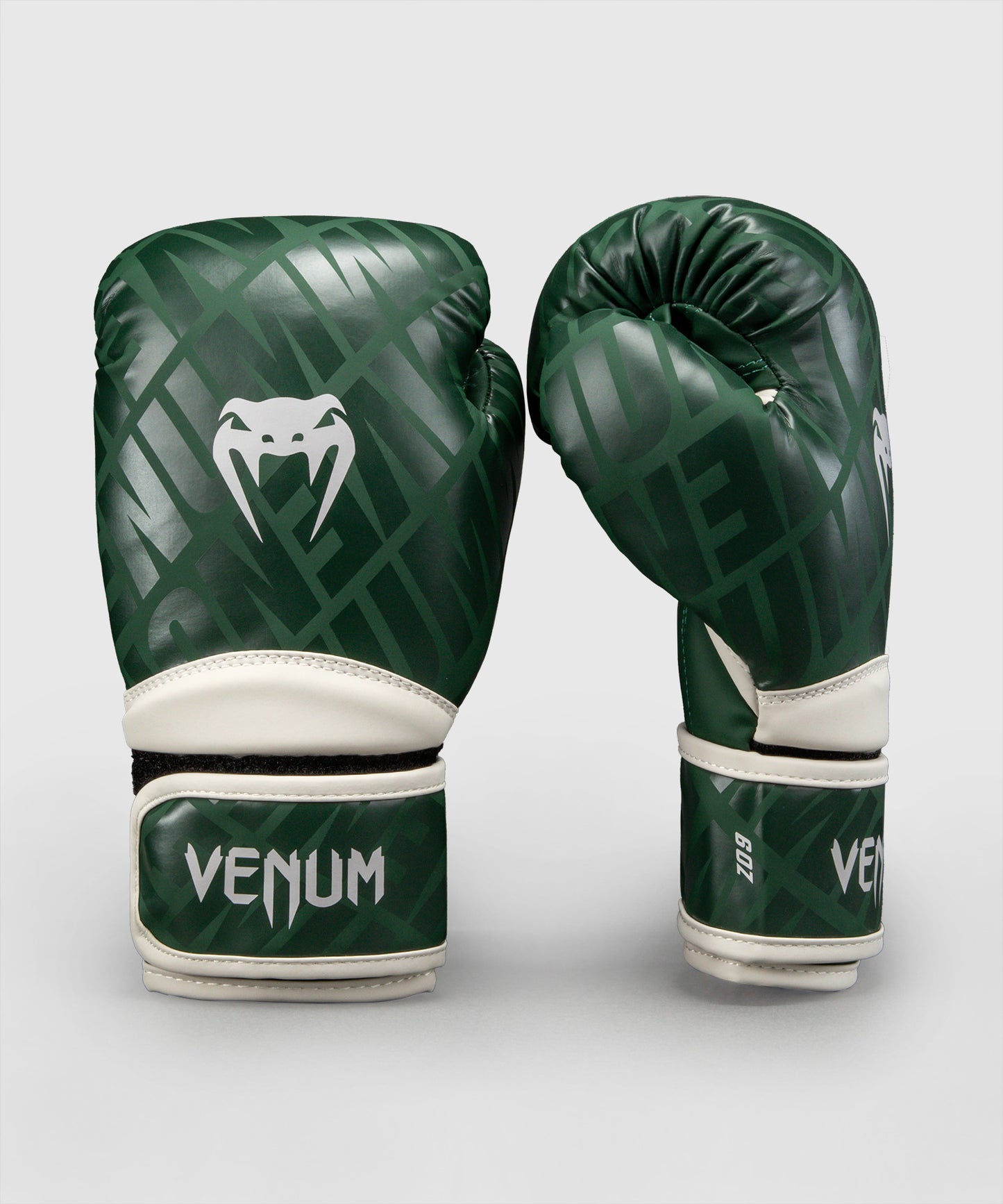 Gants de Boxe Venum Contender 1.5 XT pour enfants - Vert Forêt/Blanc Cassé