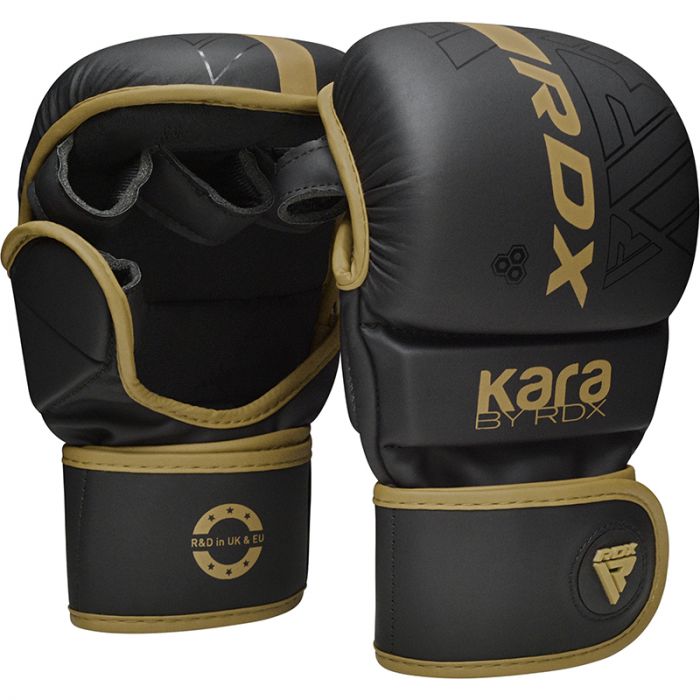 Gants de sparring MMA F6 Kara RDX - Noir/Or