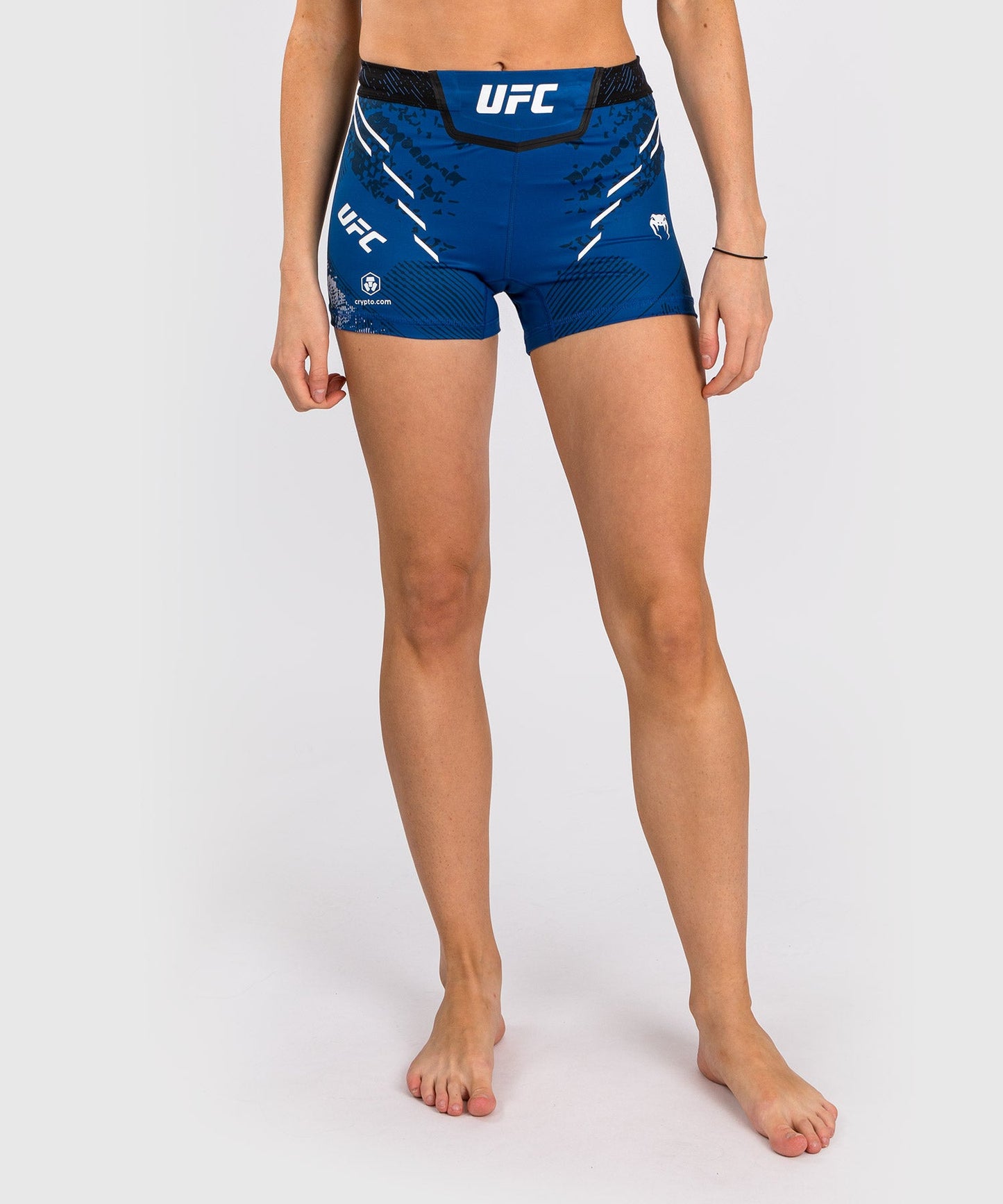 UFC Women's Fit Compression Short Adrenaline by Venum Authentic Fight Night - Blue