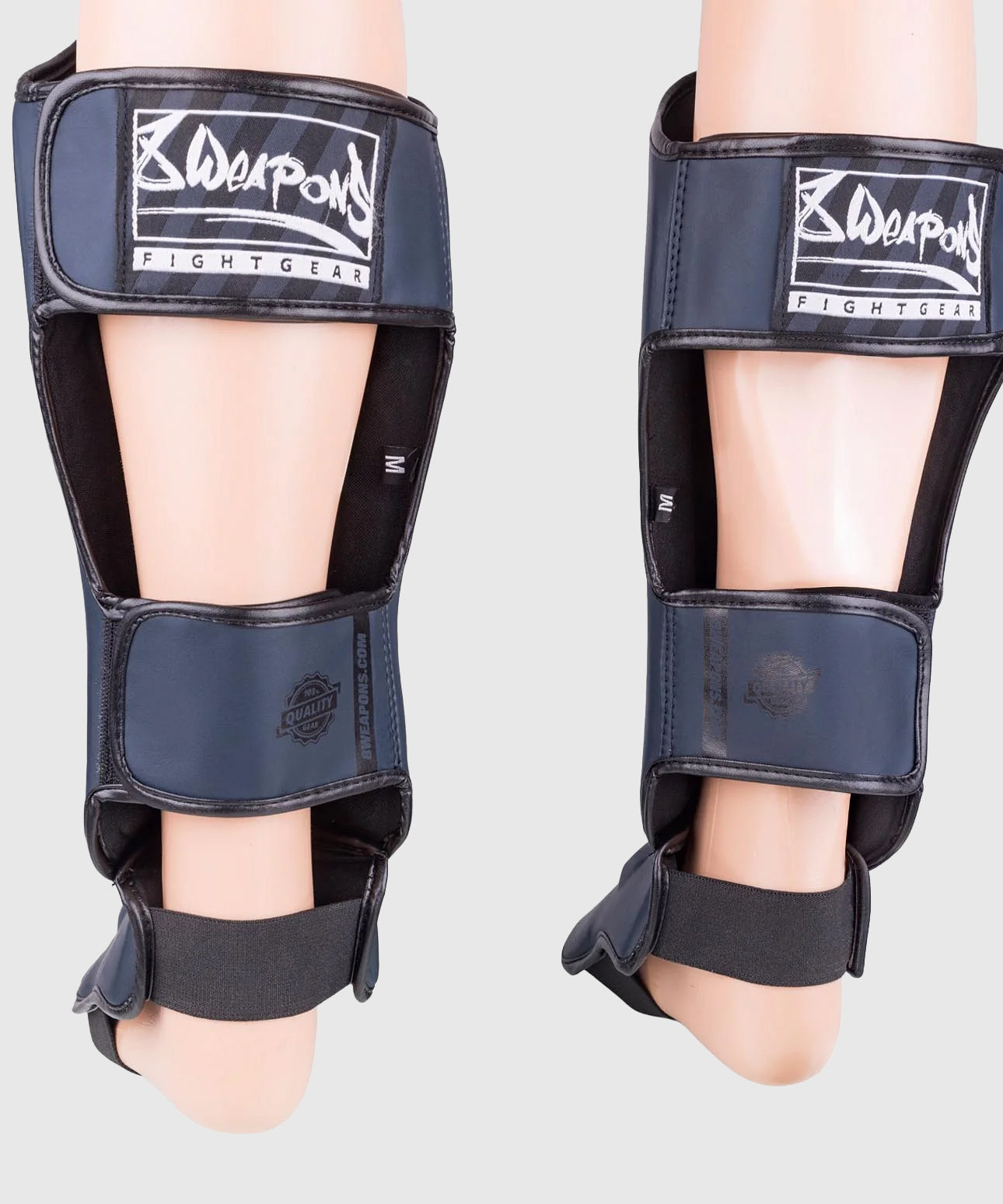 8 Weapons Unlimited 2.0 Shin Guards - Navy/Black