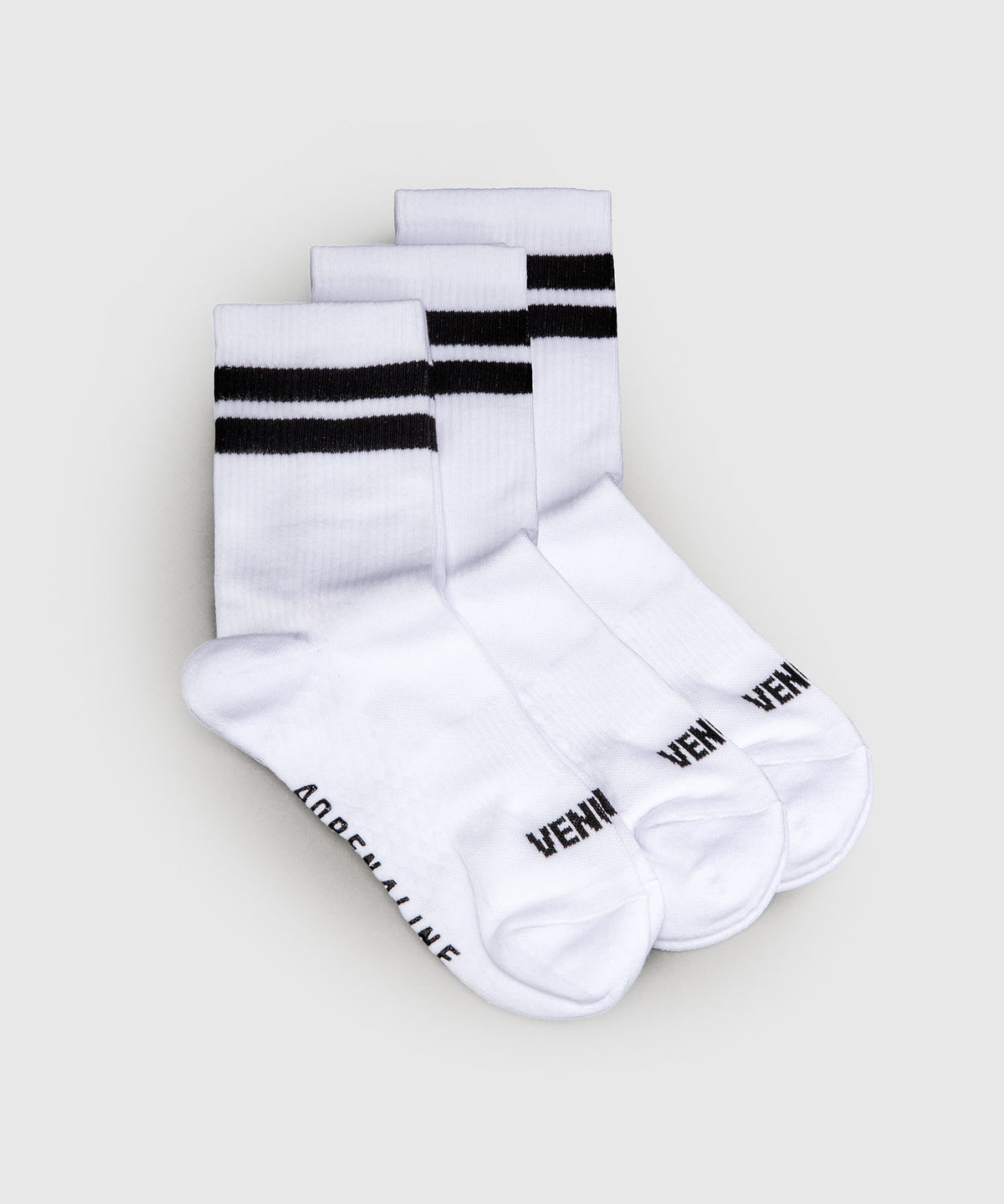 Venum Adrenaline Calze sportive confezione da 3 paia - Bianco/Nero