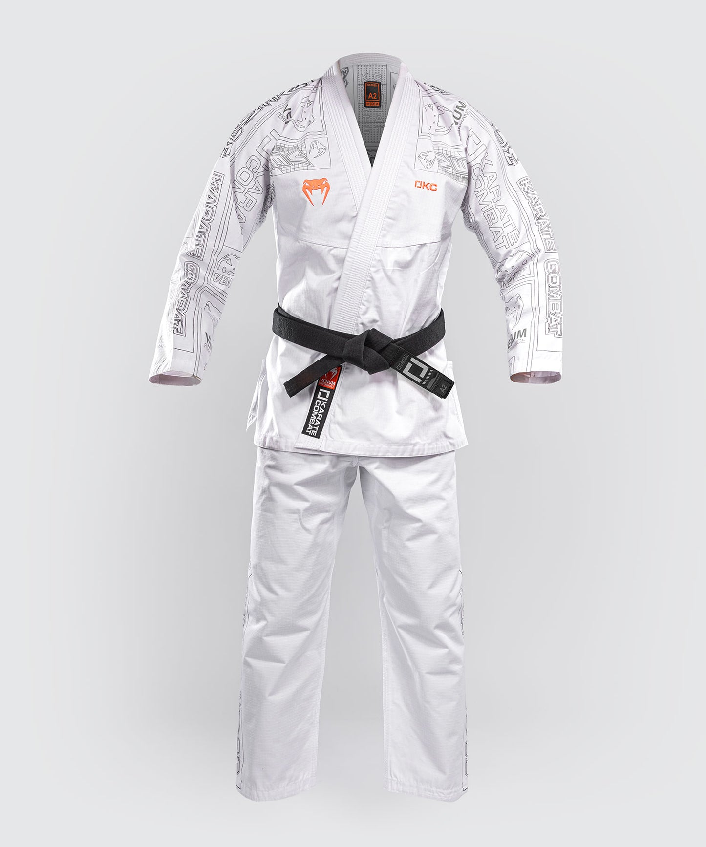Karate Combat by Venum BJJ Gi – Weiß/Grau