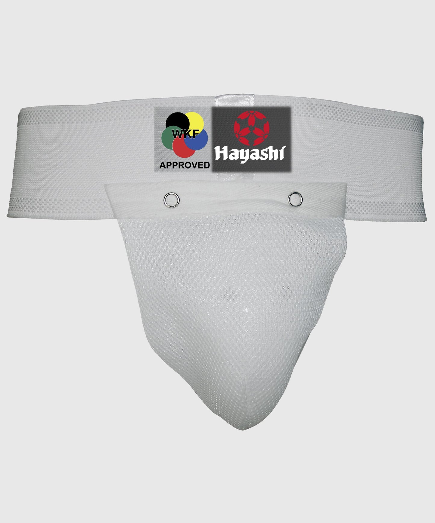 Hayashi Approuvée WKF Protective Groin Guard Men – White