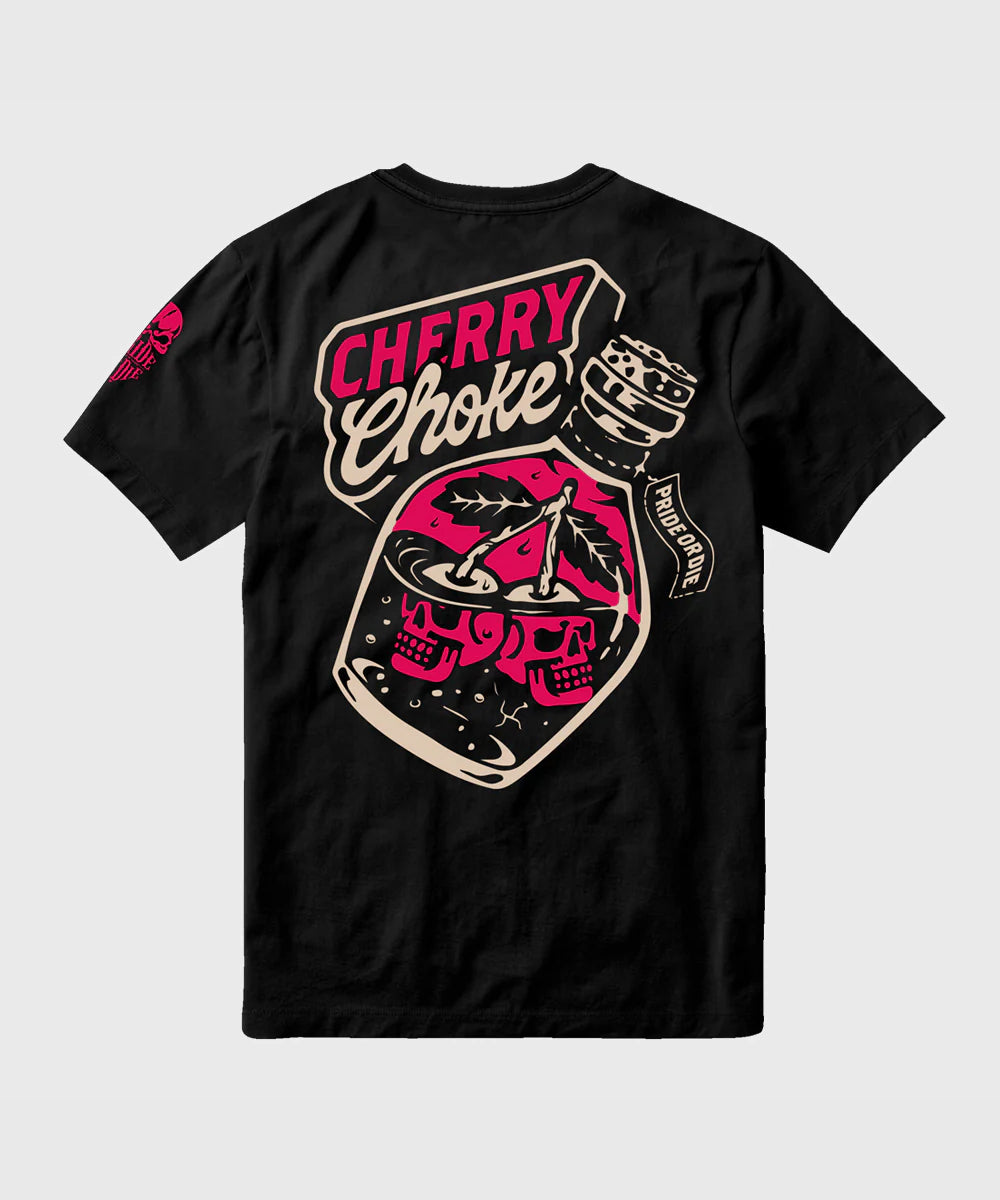 T-Shirt Pride Or Die Cherry Choke - Noir
