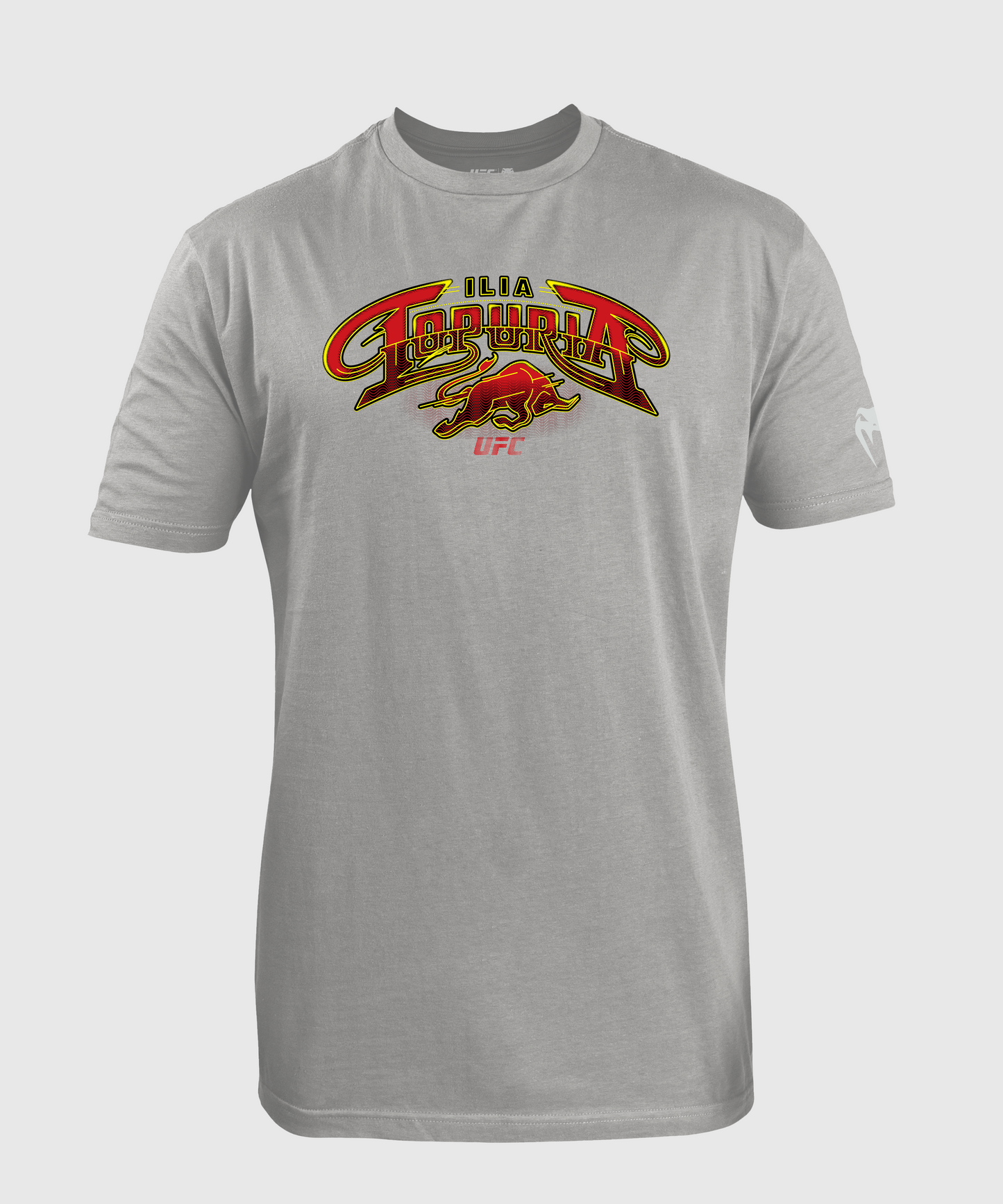T-Shirt UFC Unrivaled by Venum Ilia Topuria - Gris Mélangé
