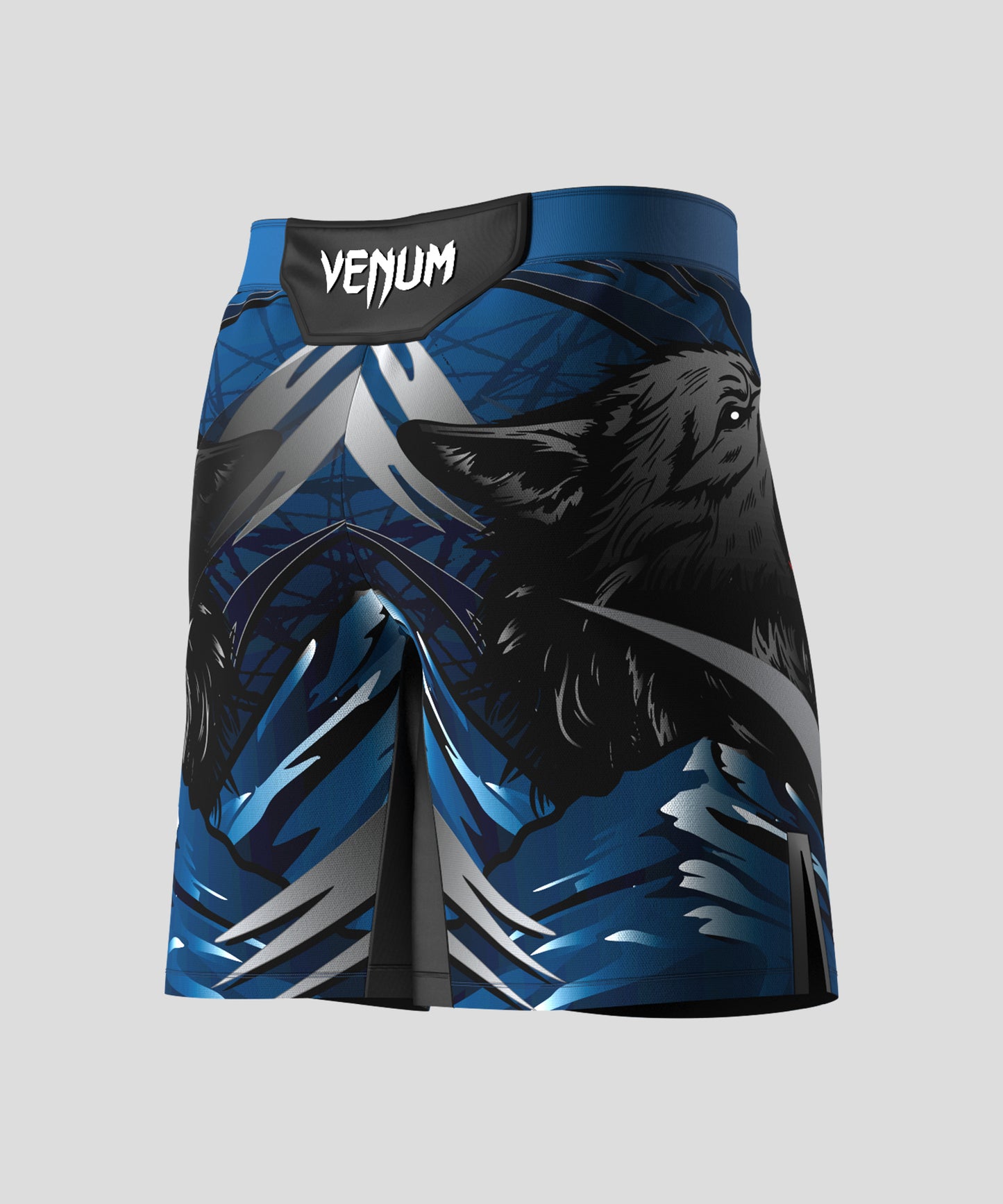 UFC Unrivaled by Venum Khamzat Chimaev Pantalón corto de combate largo para hombre - Azul