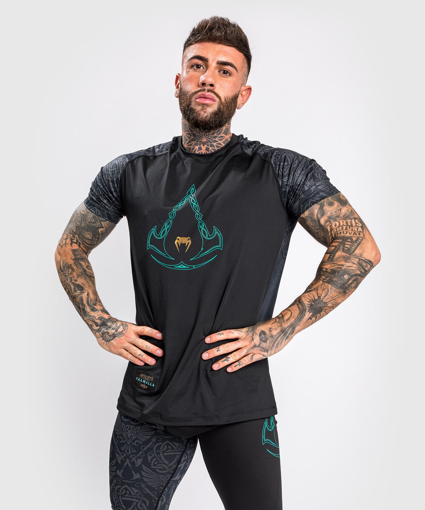T-shirt dry tech Venum Assassin's Creed Reloaded - Noir