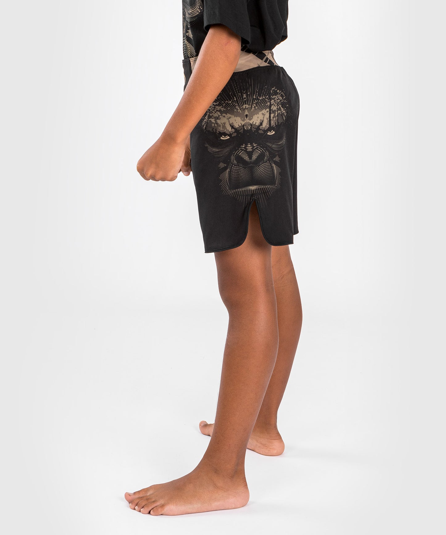 Short de Combat pour Enfants Venum Gorilla Jungle - Noir/Sable
