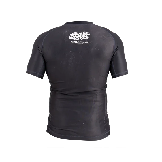 Rashguard Scramble Hanzi Gold - Noir
