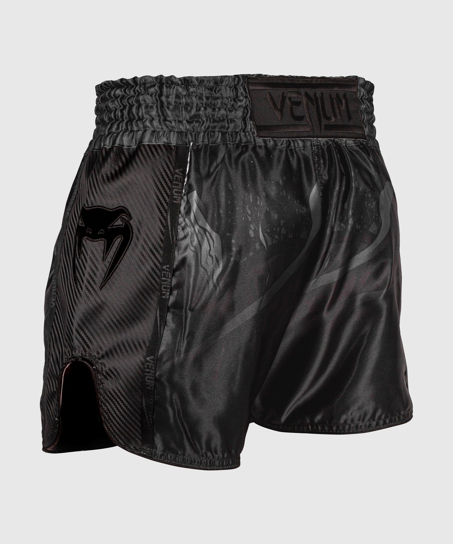 Venum Devil Muay Thai Short - Black/Black