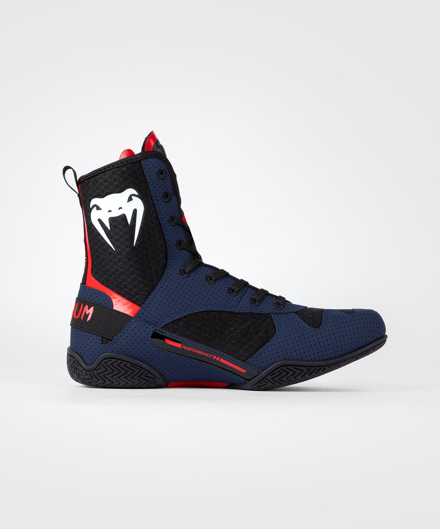 Chaussures de Boxe Venum Elite - Bleu Marine/Noir/Rouge