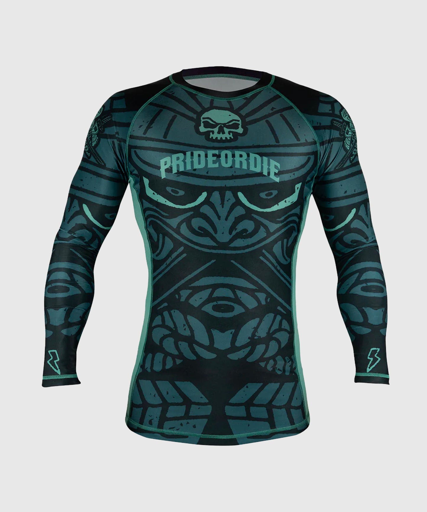 Rashguard À Manches Longues Pride Or Die Samurai - Noir