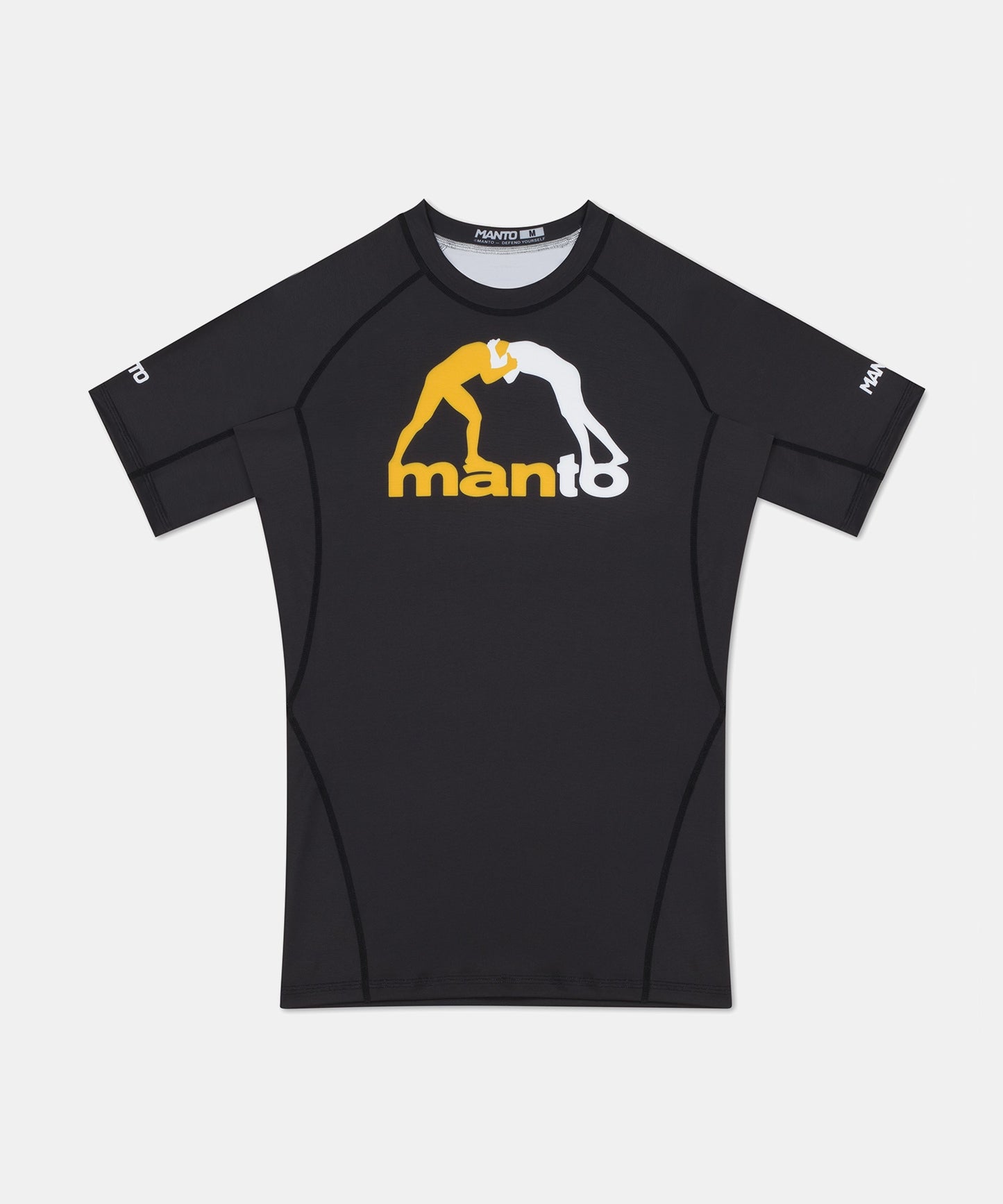 Rashguard À Manches Courtes Manto Logo - Noir