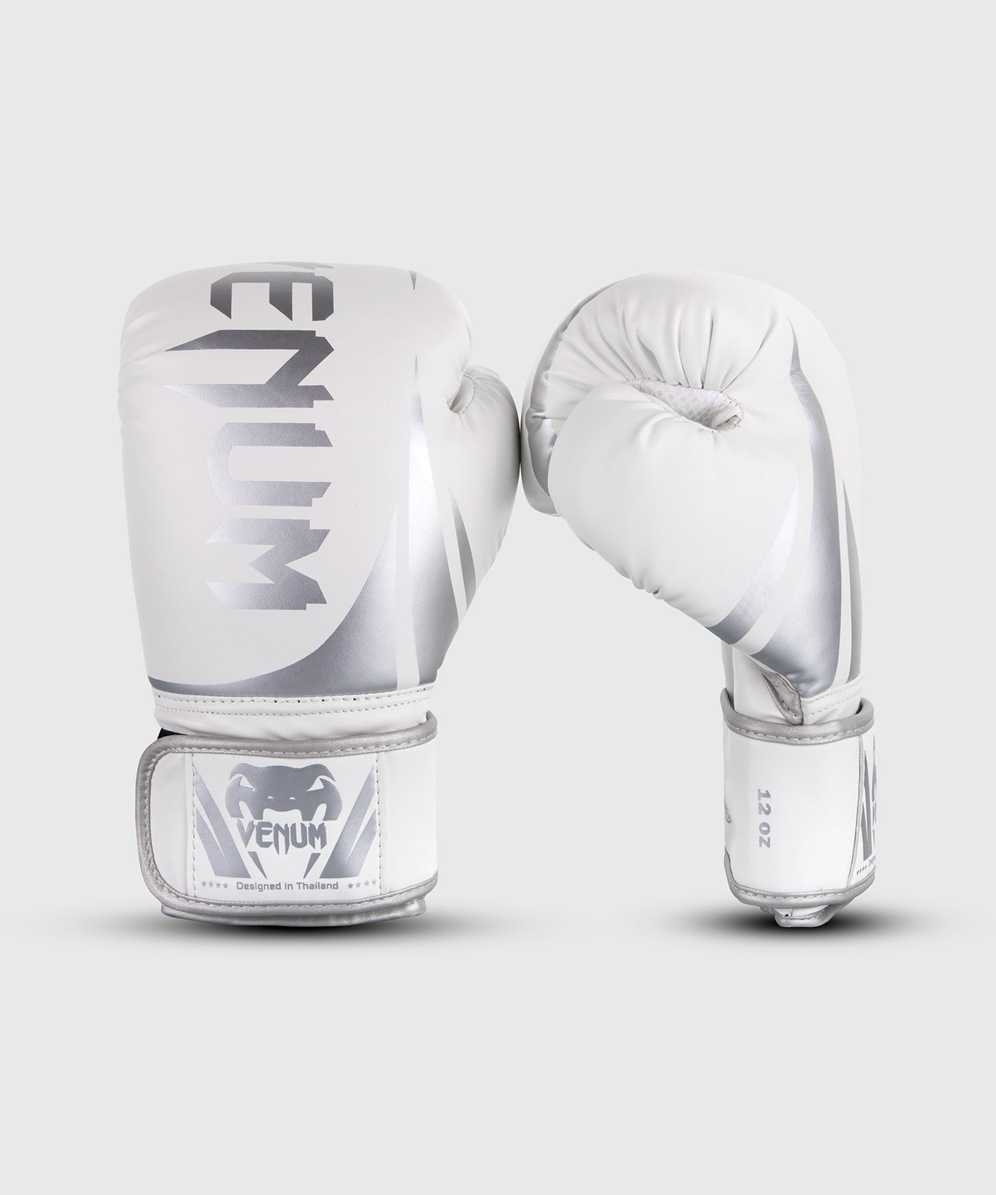 Guantes de Boxeo Venum Challenger 2.0 - Blanco/Plateado