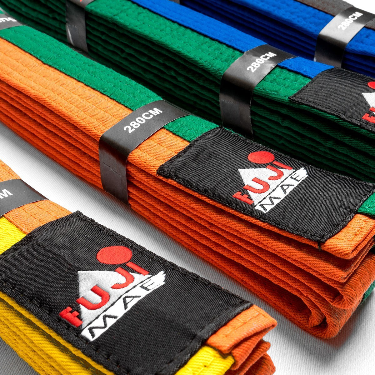 Ceinture d'arts martiaux bicolore Fujimae