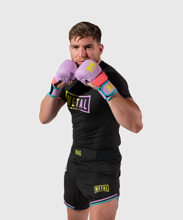 Metal Boxe The Shell MMA Sparring Gloves Post Cutting Treats - Pink