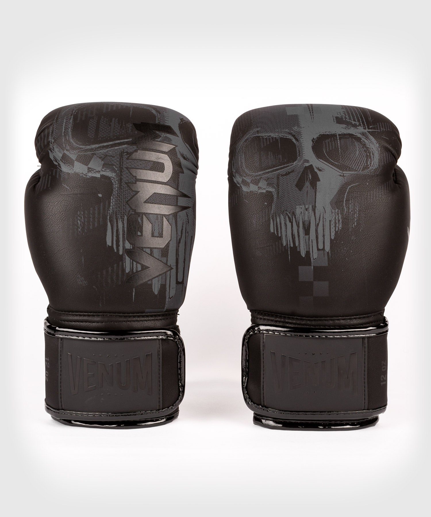Venum Skull Boxing Gloves Black/Black – Dragon Bleu