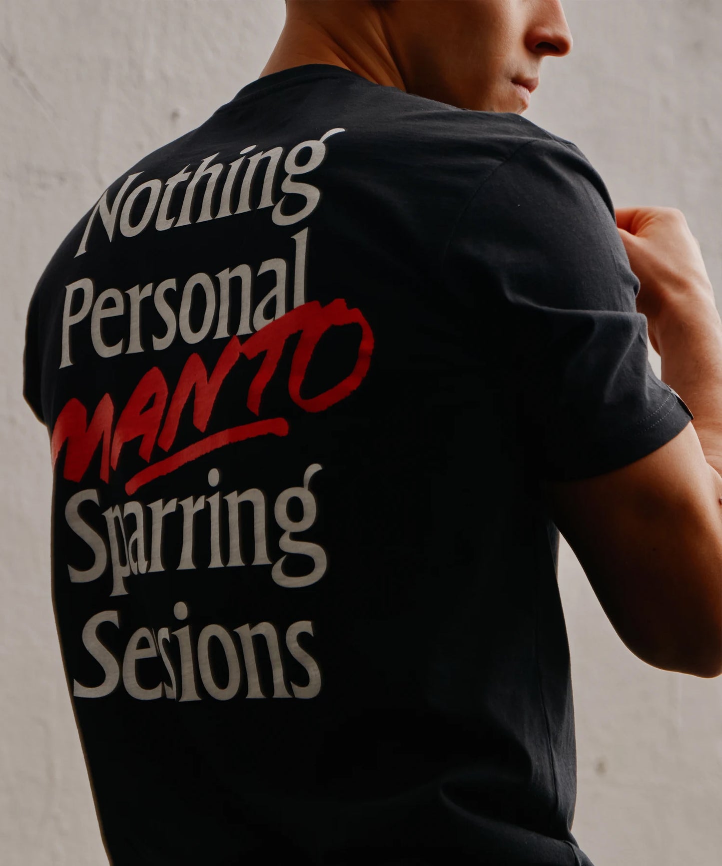 T-shirt Manto Nothing Personal - Noir
