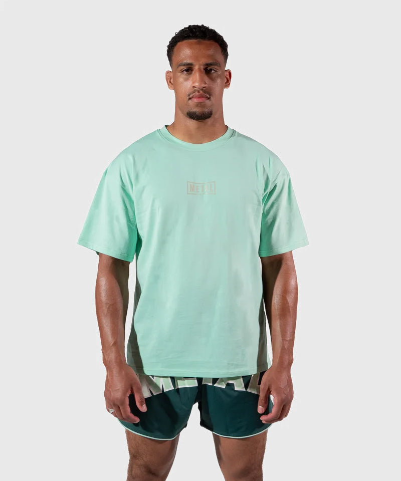 Metal Boxe Deep Waters Camiseta de Algodón - Verde