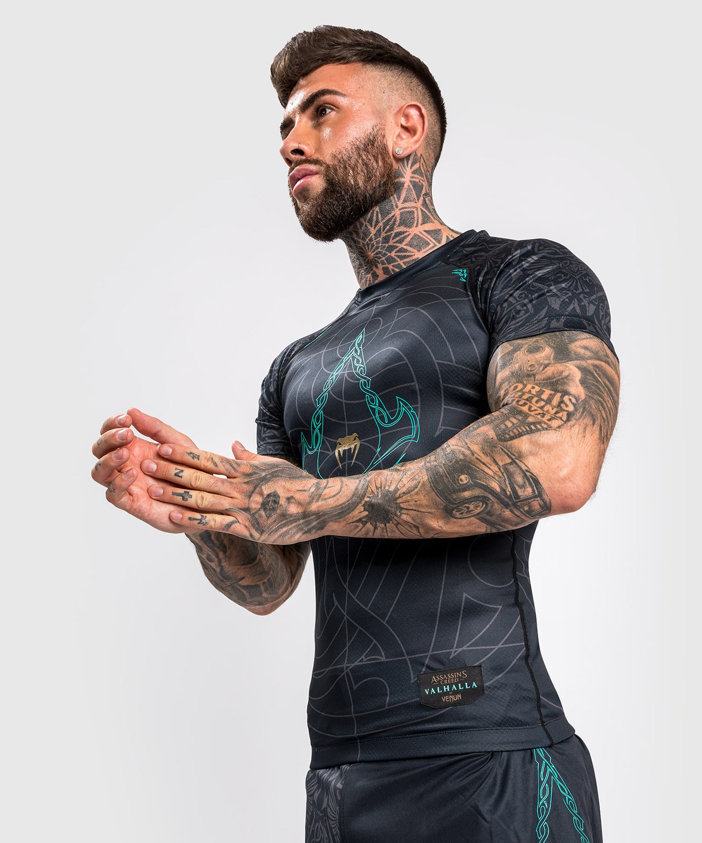 Rashguard Venum Assassin's Creed Reloaded - Manches Courtes - Noir
