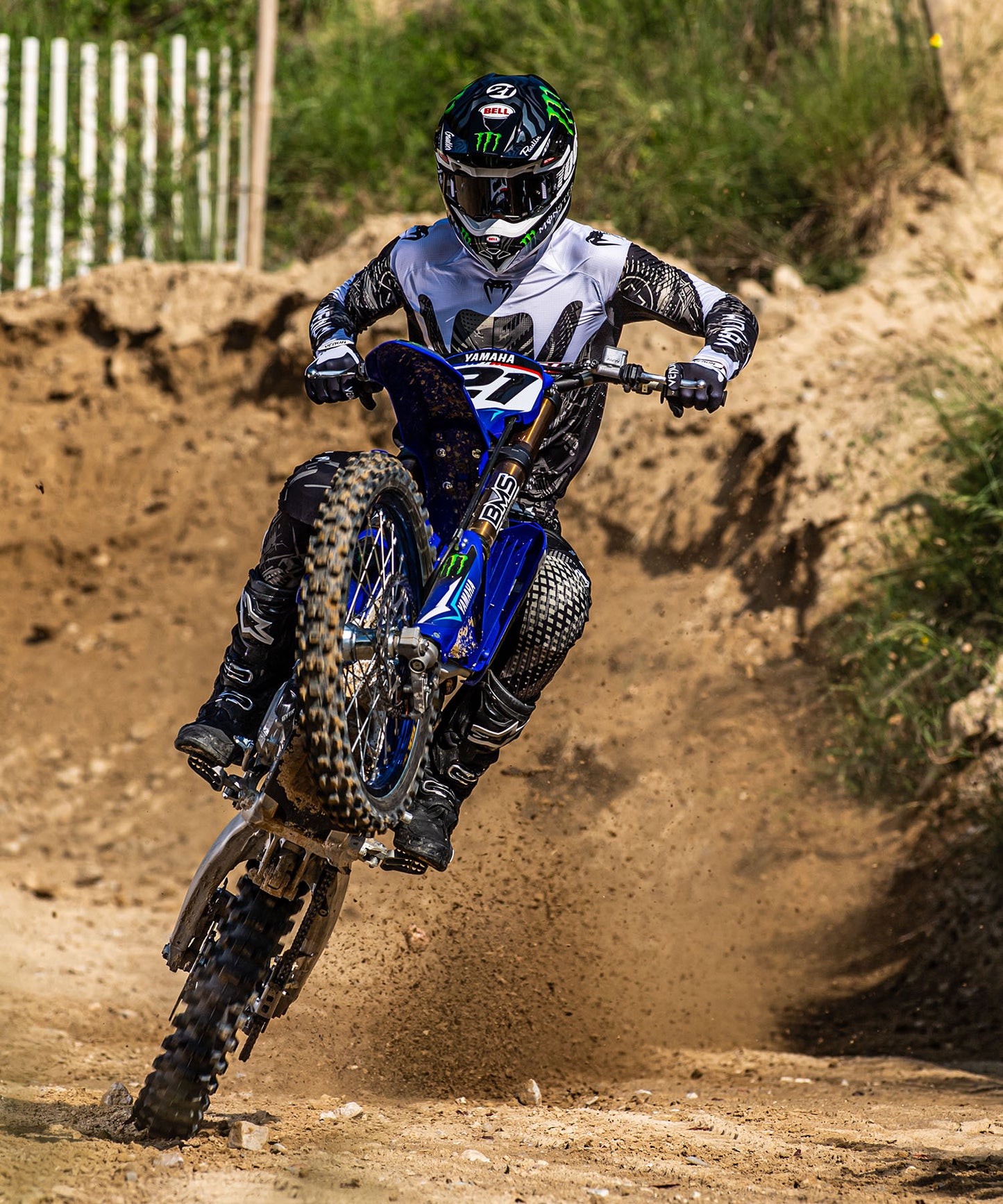 Venum MX Elite Maglia da Motocross - Nero/Sabbia