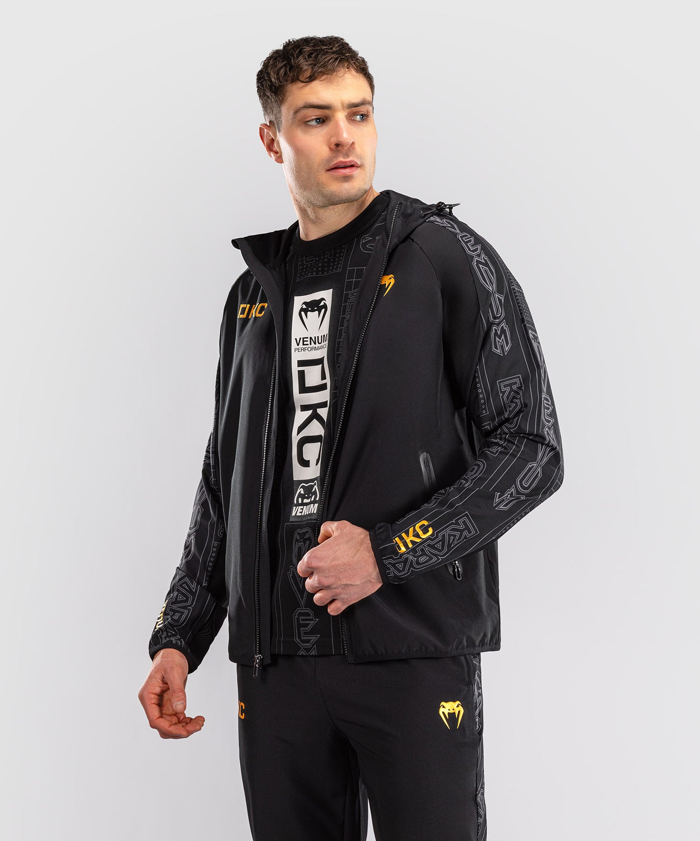 Karate Combat by Venum Trainingsjacke – Schwarz/Grau