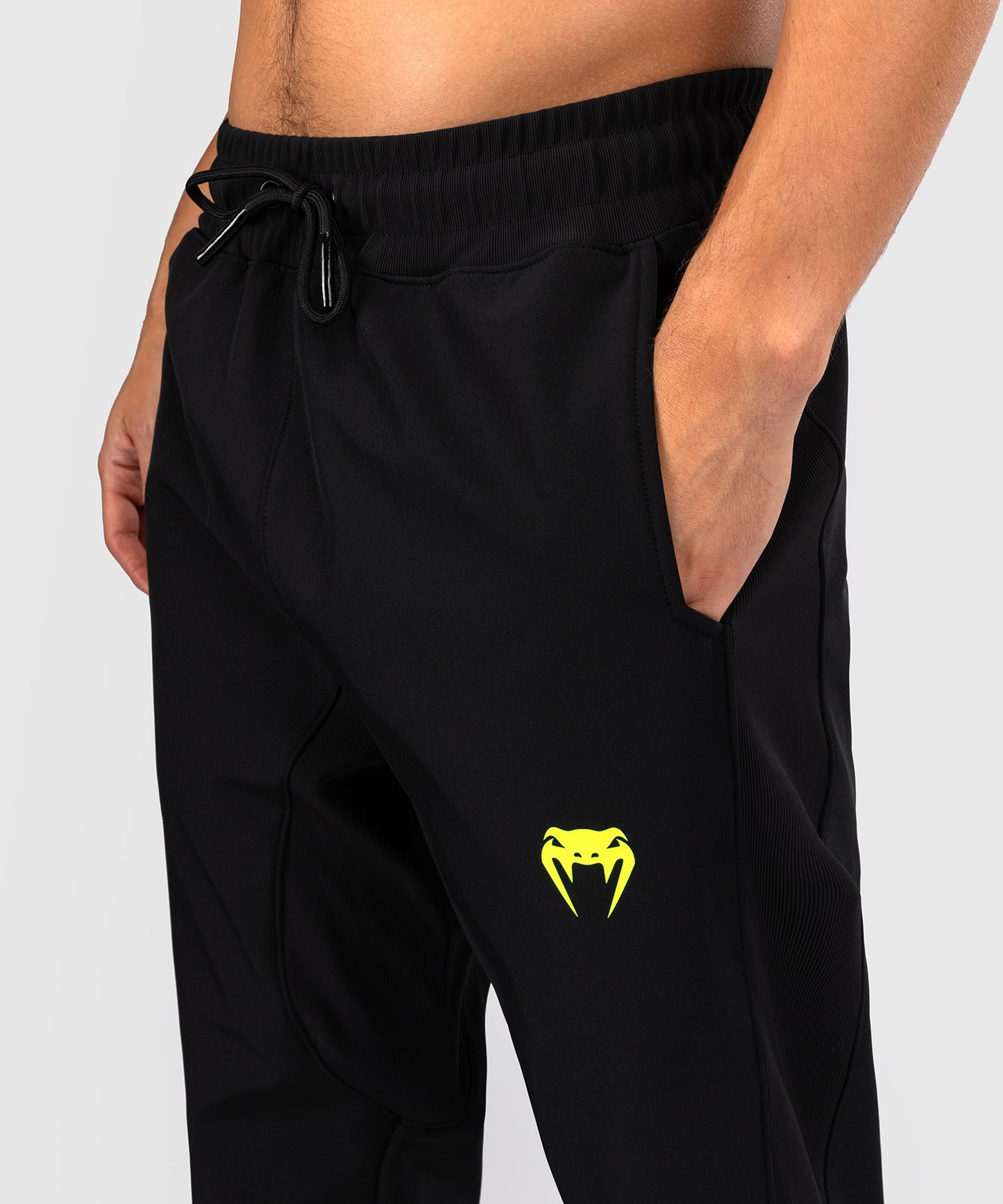Venum Training Camp 4.0 Joggers - Negro/Verde neón
