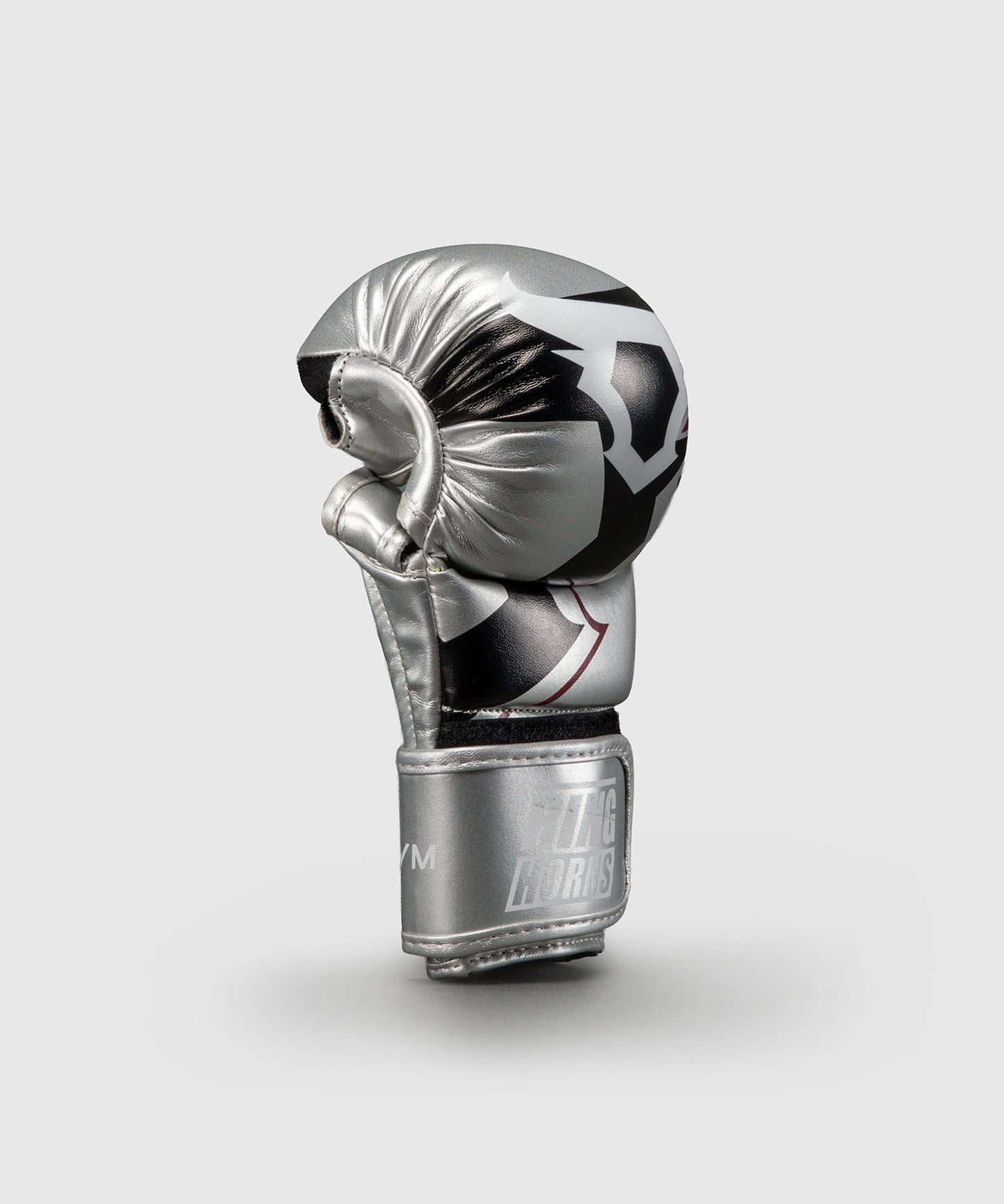 Venum Ringhorns Charger MMA-Sparring-Handschuhe - Silber/Schwarz
