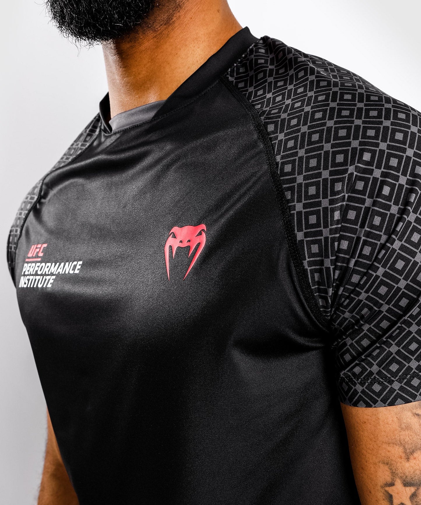 T-Shirt Dry Tech UFC Venum Performance Institute - Black/Red