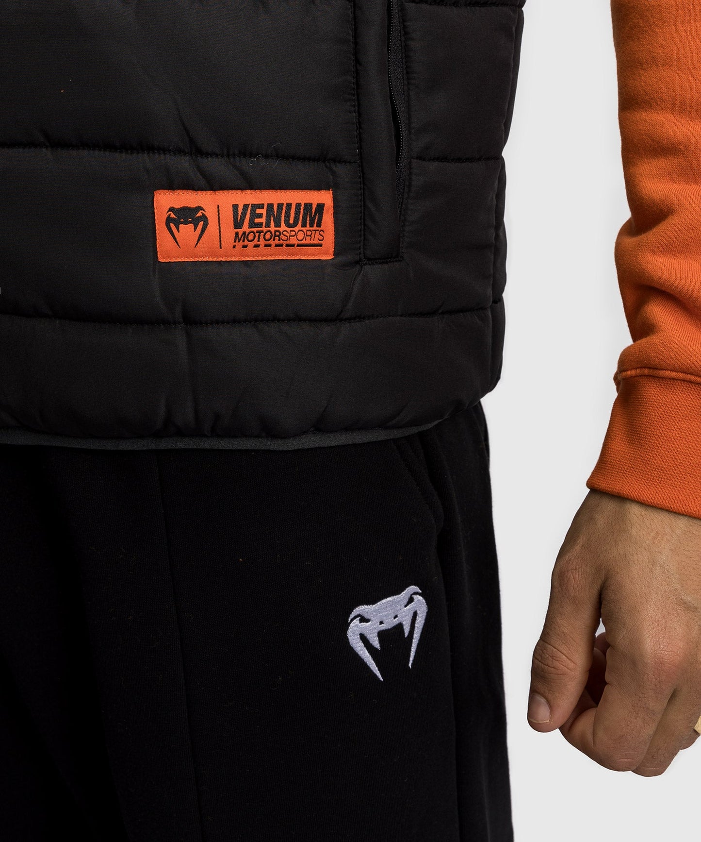 Venum Motorsport Daunenjacke - Tiefschwarz