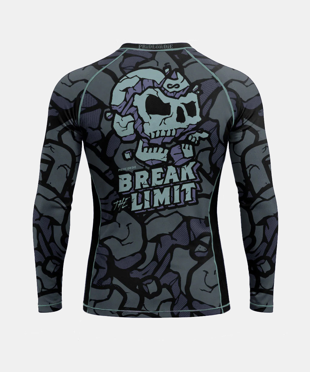 Pride Or Die Break The Limit Langarm-Rashguard - Schwarz