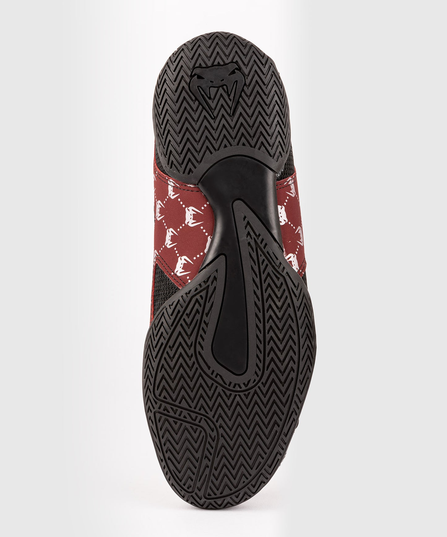 Chaussures de Boxe Venum Elite Evo Monogram - Noir/Bordeaux