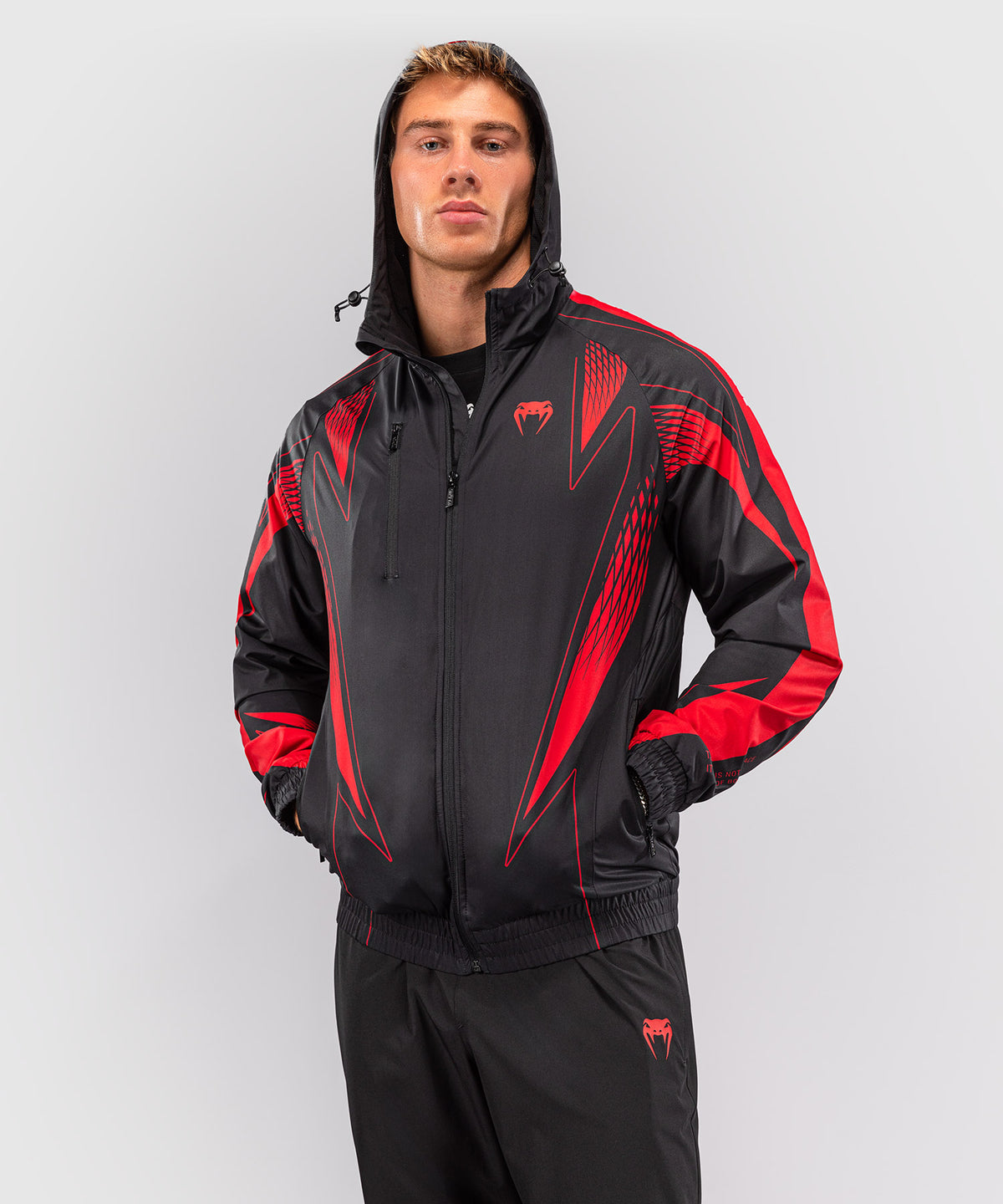 Venum Amazonia Reborn Chaqueta de chándal - Negro/Rojo