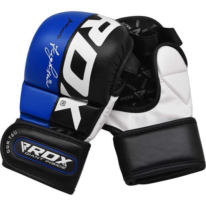 RDX T6 Sparring MMA Gloves – Blue