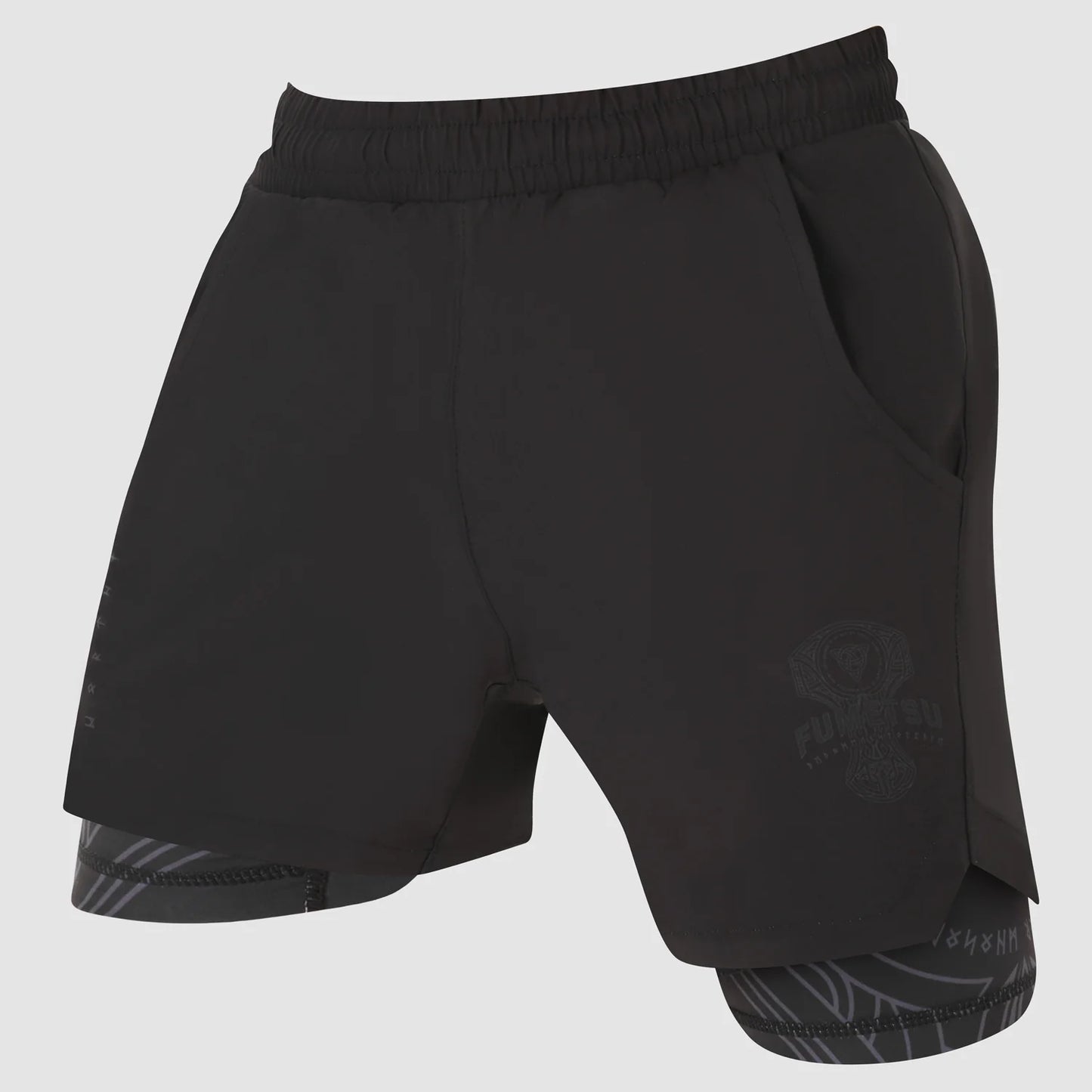 Short de MMA Training Fumetsu Mjolnir Dual Layer - Noir/Bronze