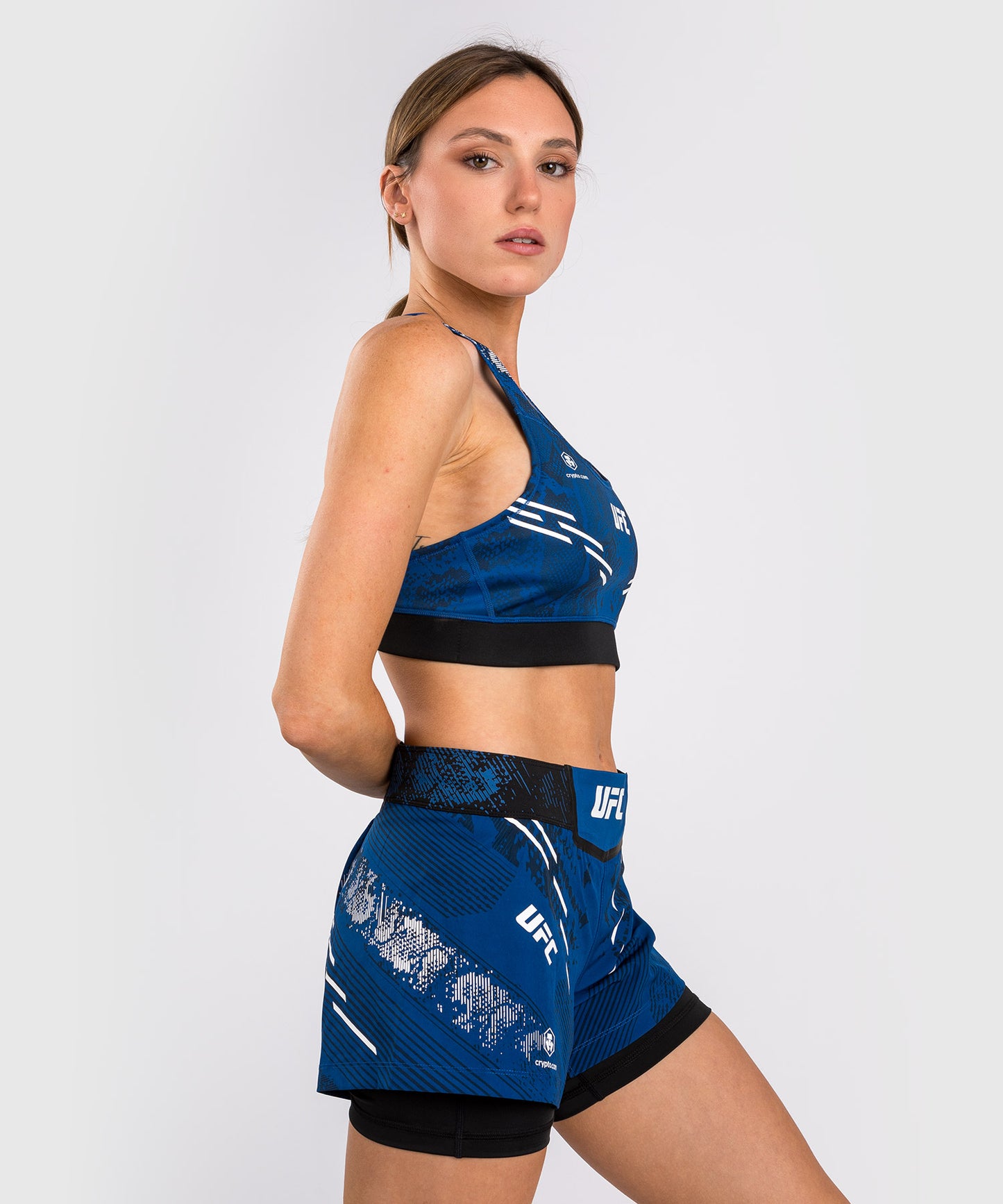 UFC Adrenaline by Venum Authentic Fight Night Women’s Sports Bra - Blue
