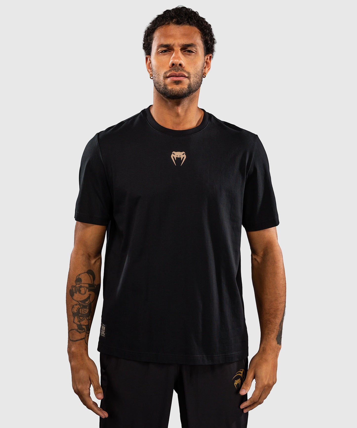 Venum Fight Icon Cotton T-Shirt - Black