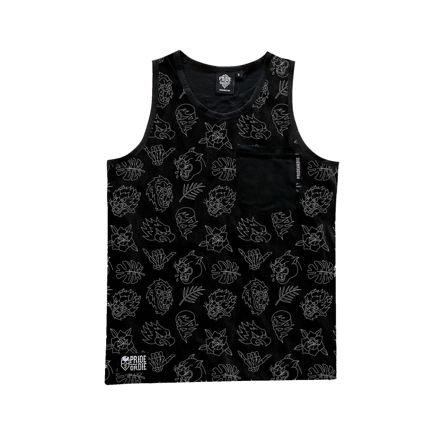 Débardeur Pride Or Die Wild Side - Noir