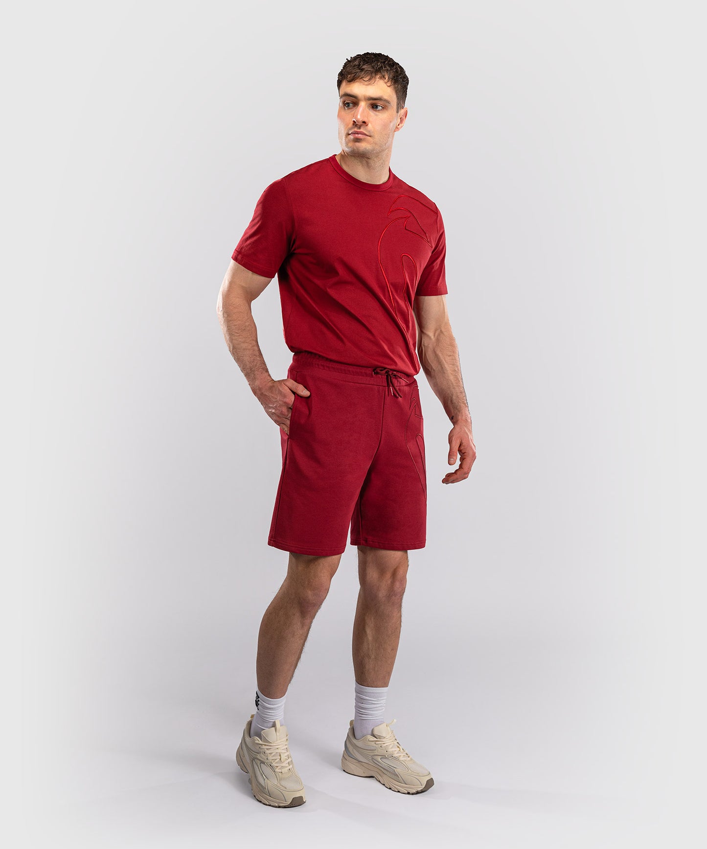 Venum Giant 3D Cotton Shorts - Red