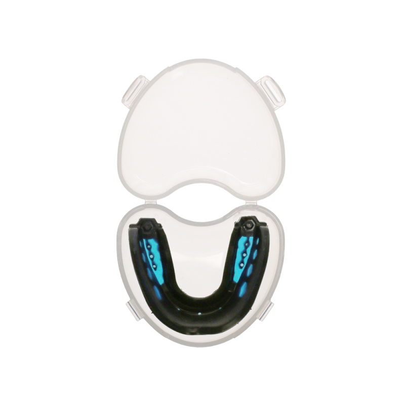 Shock Doctor Gel Max Protector Bucal Adulto – Negro/Azul