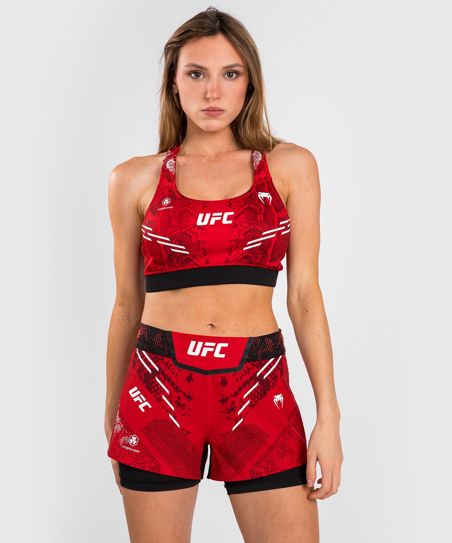 UFC Adrenaline by Venum Authentic Fight Night Women’s Sports Bra - Red