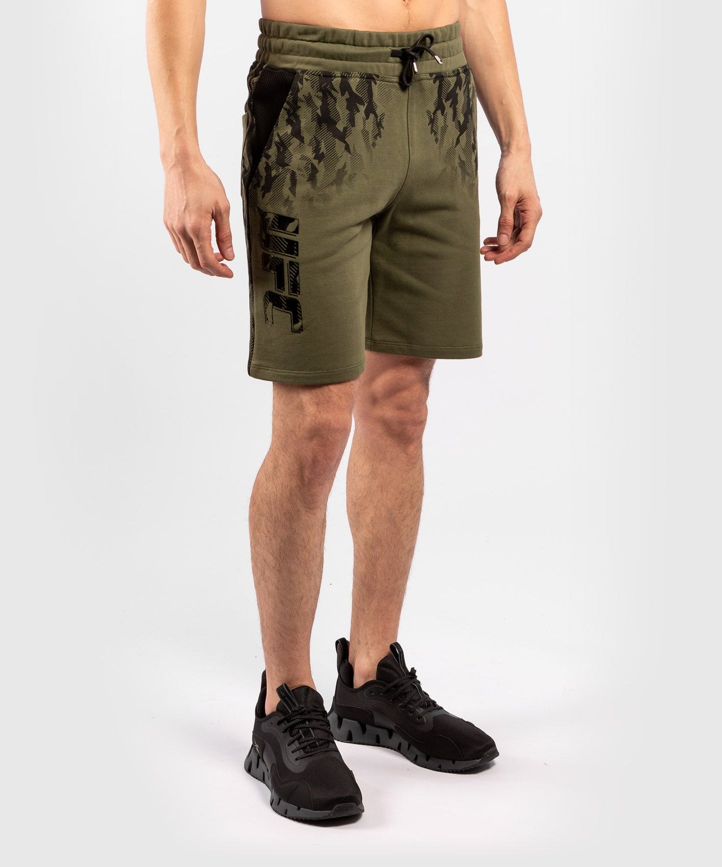 Short de Sport en Coton Homme UFC Venum Authentic Fight Week - Kaki