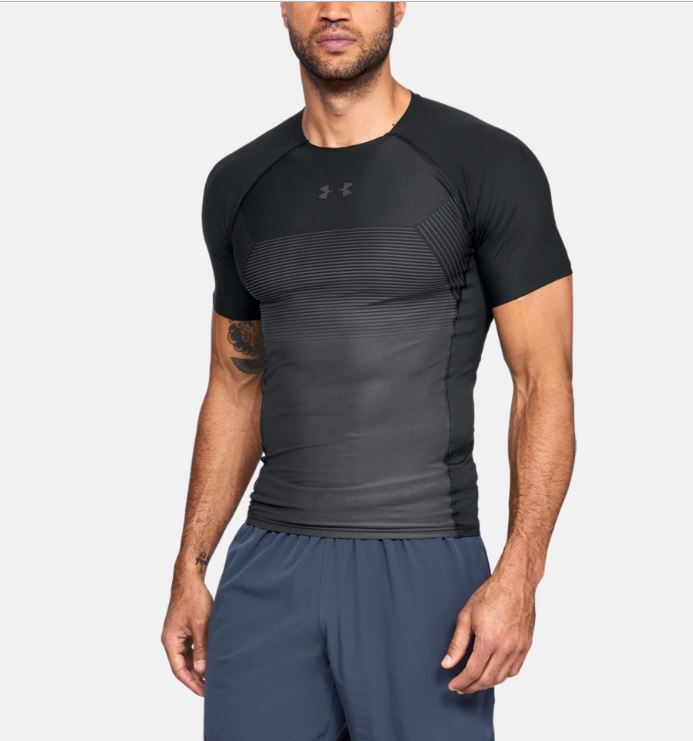 T-shirt de compression Under Armour Threadborne Vanish - Noir