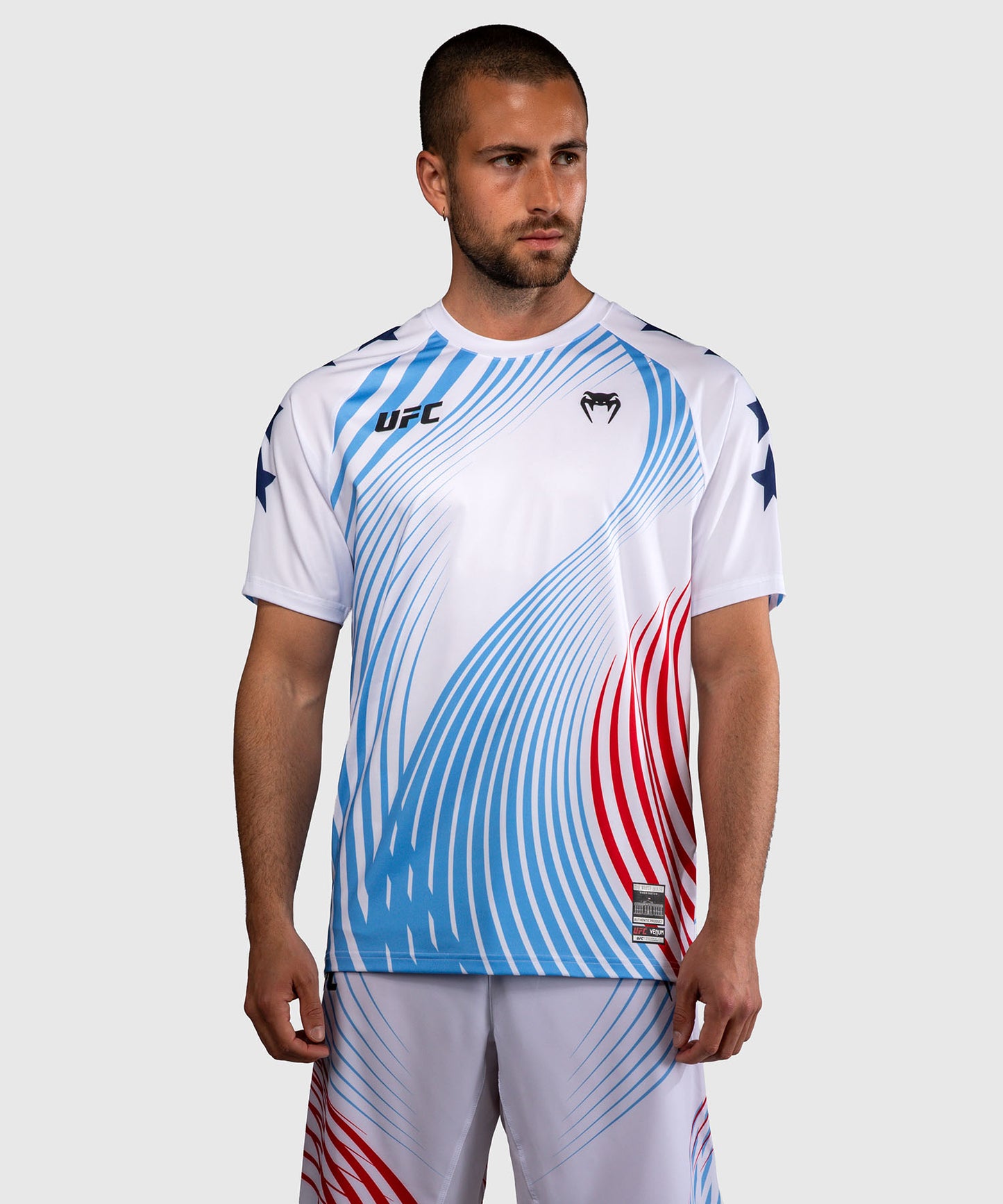 Official UFC Freedom 250 by Venum Authentic Fight Night Maillot Walkout pour homme - Blanc