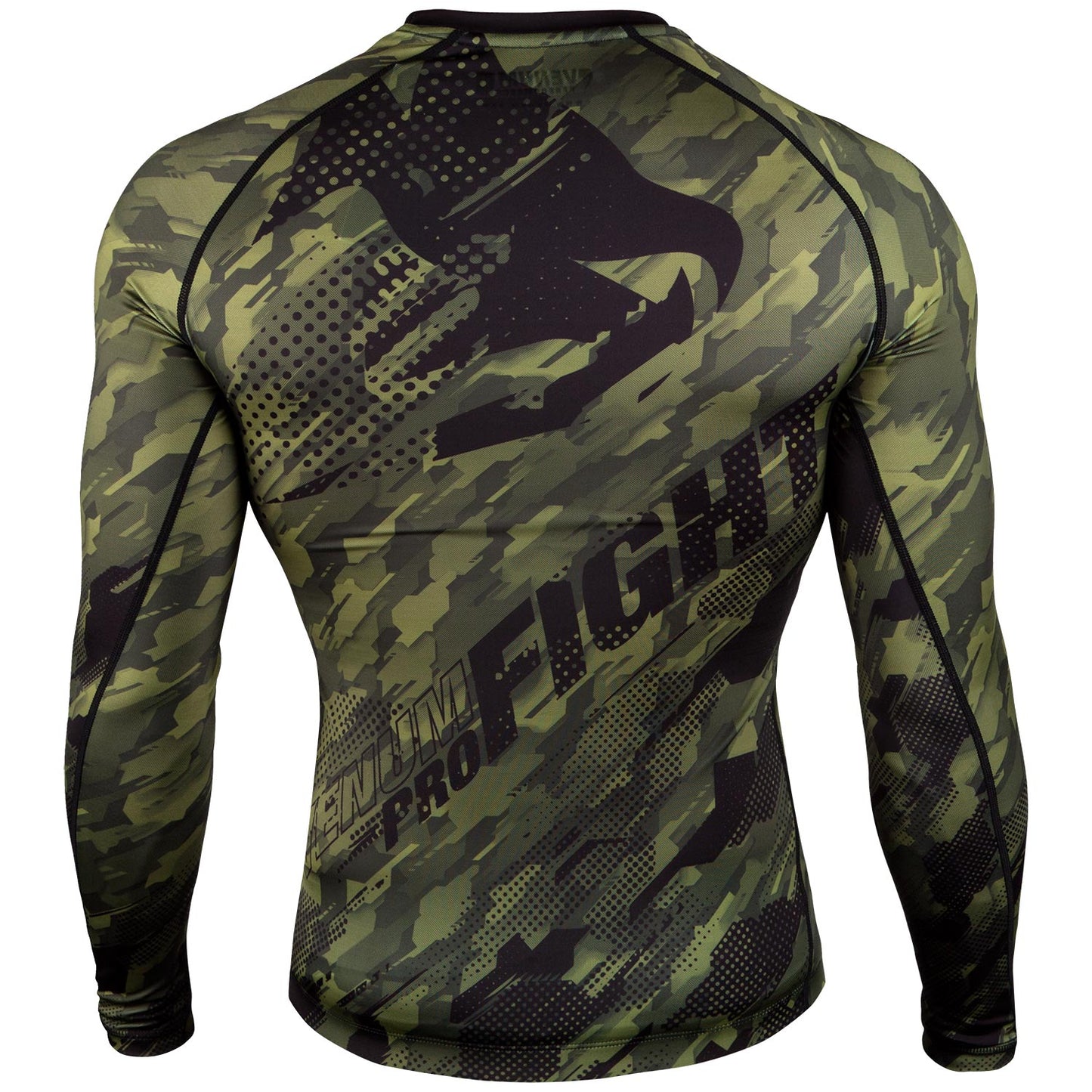 Venum Tecmo Rashguard - Long Sleeves - Khaki